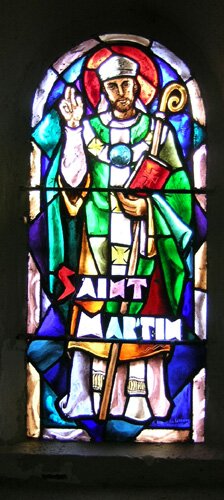 Vitrail de Saint Martin de l'Eglise St Blaise - JPEG - 82.2 ko